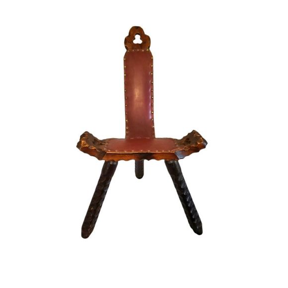 Antique Birthing Chair handmade in Spain - Picture 1 of 8